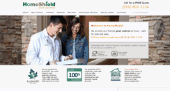 Desktop Screenshot of homeshieldpestcontrol.com